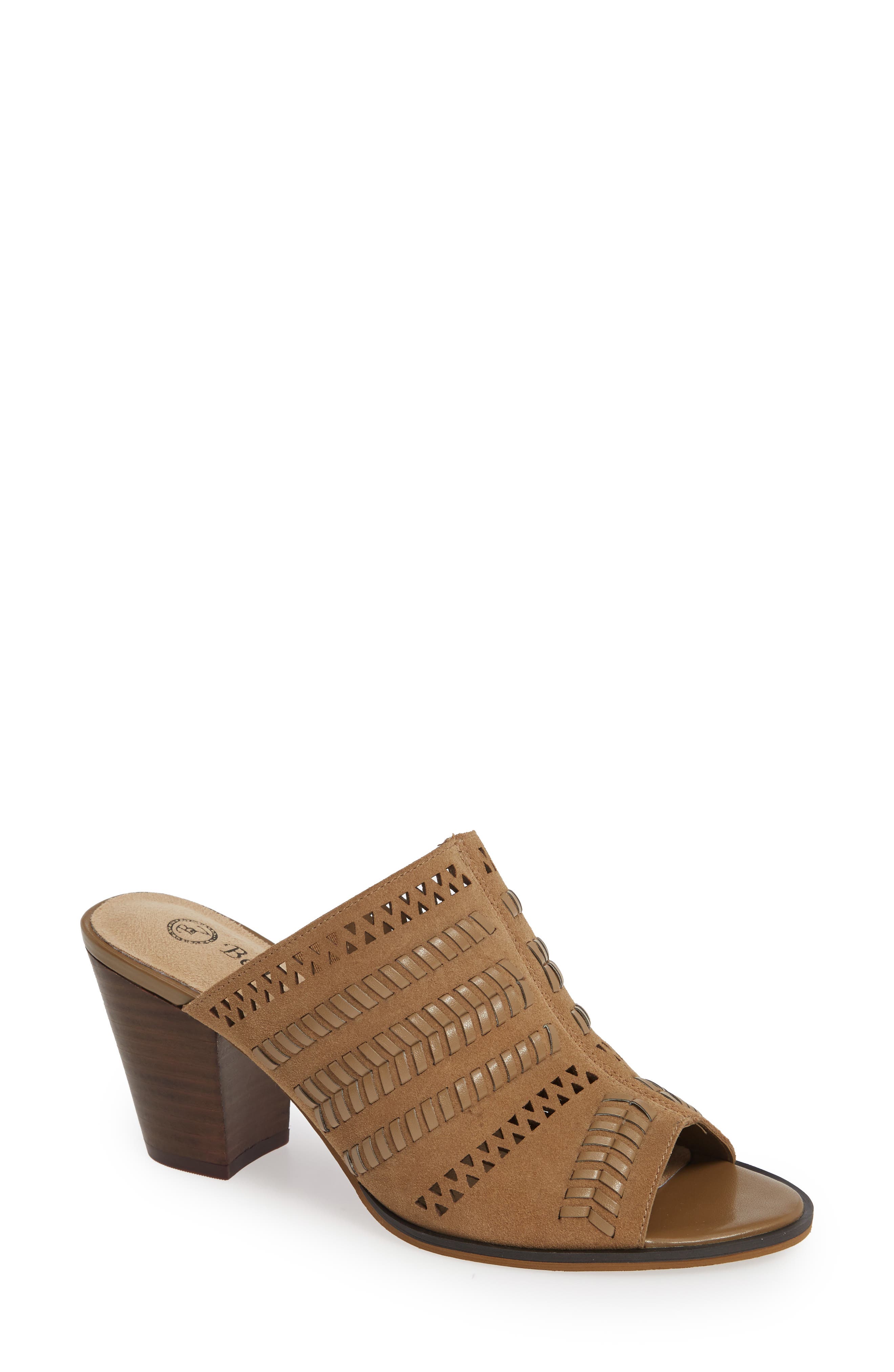 Bella Vita Koraline Open Toe Mule, Beige
