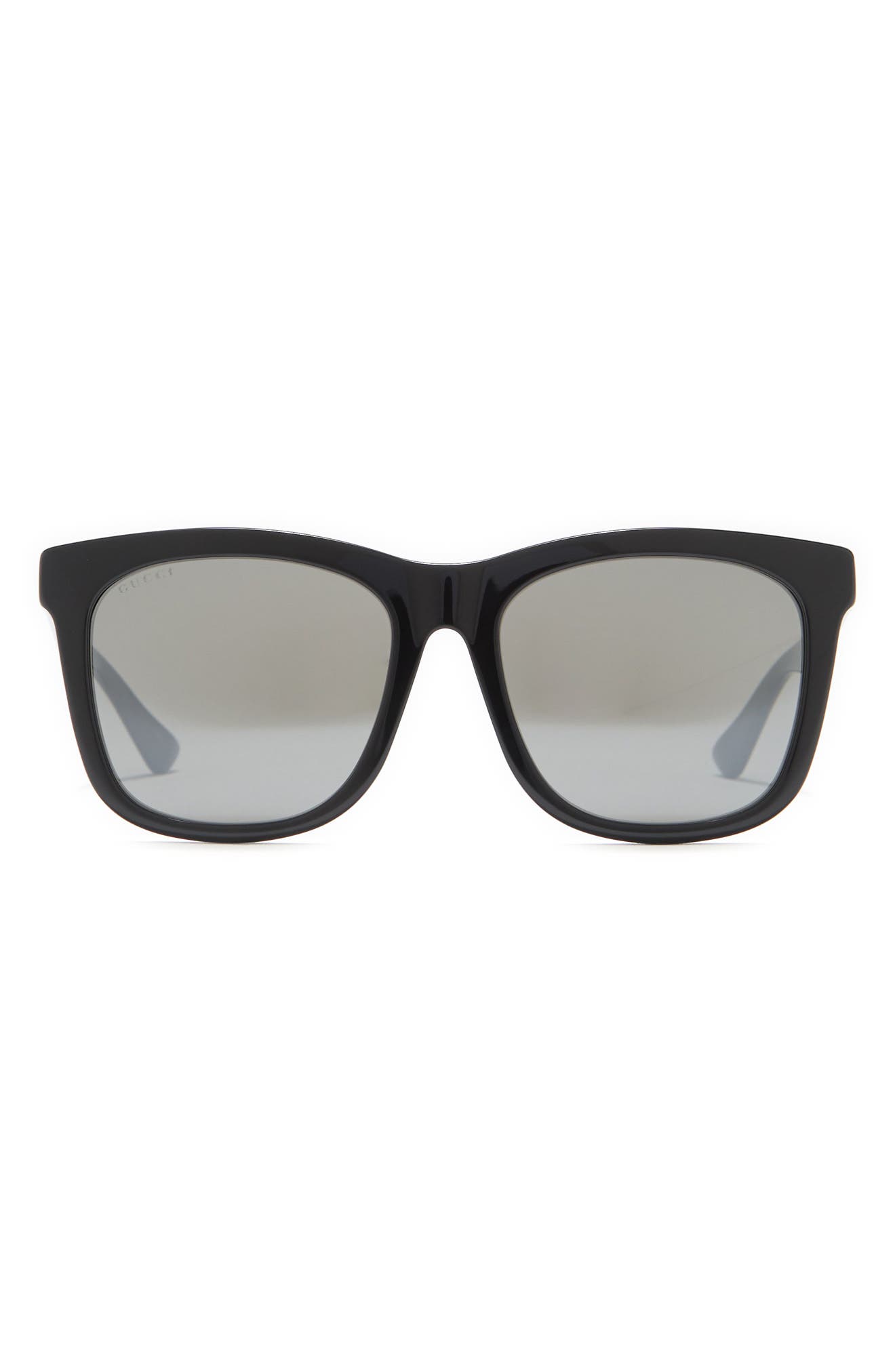 gucci 57mm round sunglasses