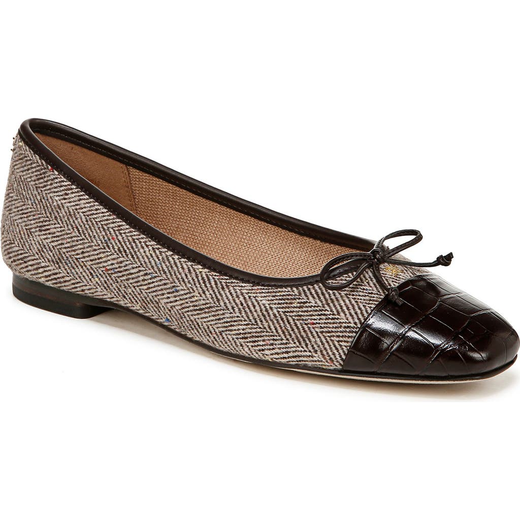 Sam Edelman Marley Ballet Flat In Brown Multi