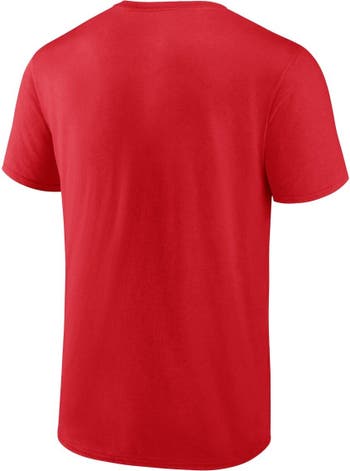 New York Red Bulls Fanatics Branded Stacked Slant T-Shirt - Red