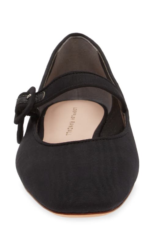 Shop Loeffler Randall Ginger Mary Jane Flat In Black/black