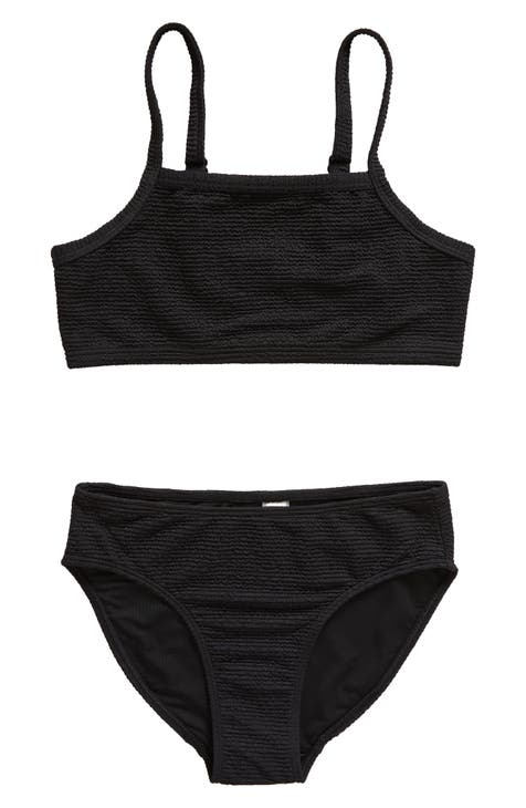 Girls' Black Swimsuits & Cover-ups