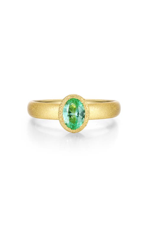 Lafonn Lab Grown Green Sapphire Ring at Nordstrom, Size 7