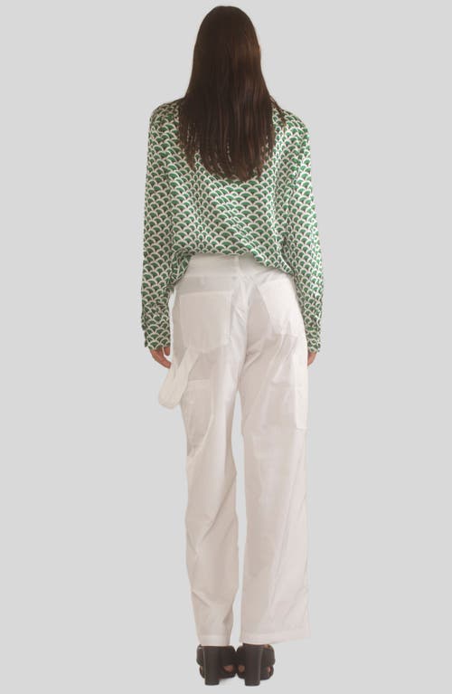 Cynthia Rowley Painter Pants In White
