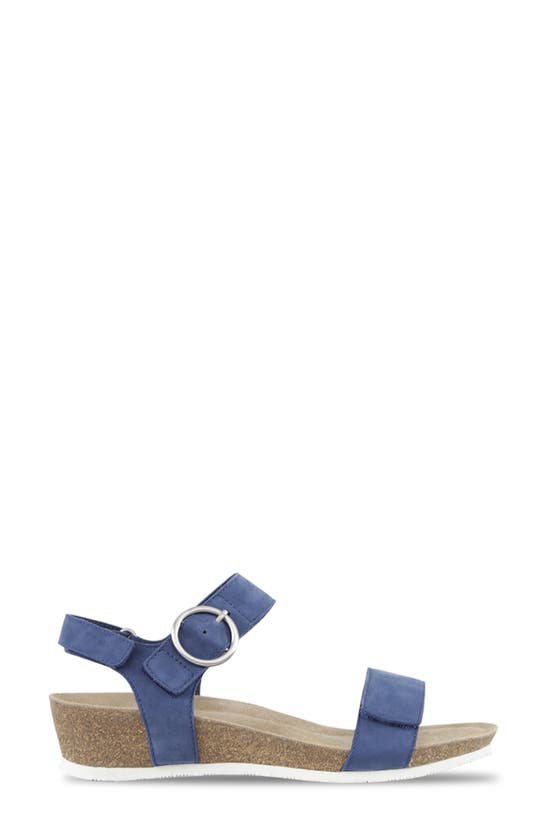 Munro Sintra Wedge Sandal In Atlantic Blue