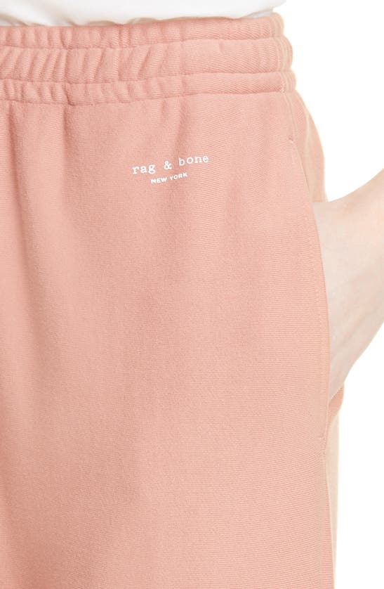 Rag & Bone City Organic Cotton Sweatpants In Mauvdout