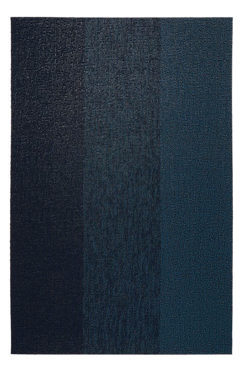 Chilewich Marble Stripe Door Mat in Bay Blue at Nordstrom