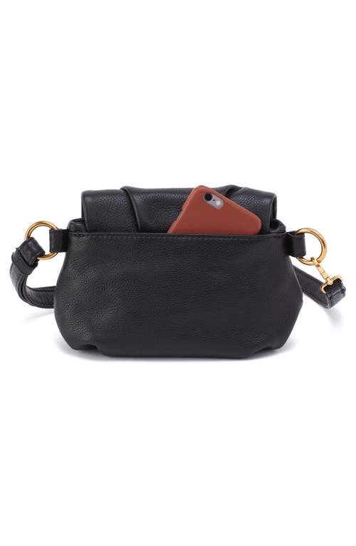 Hobo Harley Leather Crossbody Sling Bag In Black