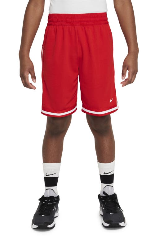 Shop Nike Kids' Dri-fit Dna Athletic Shorts In University Red/white