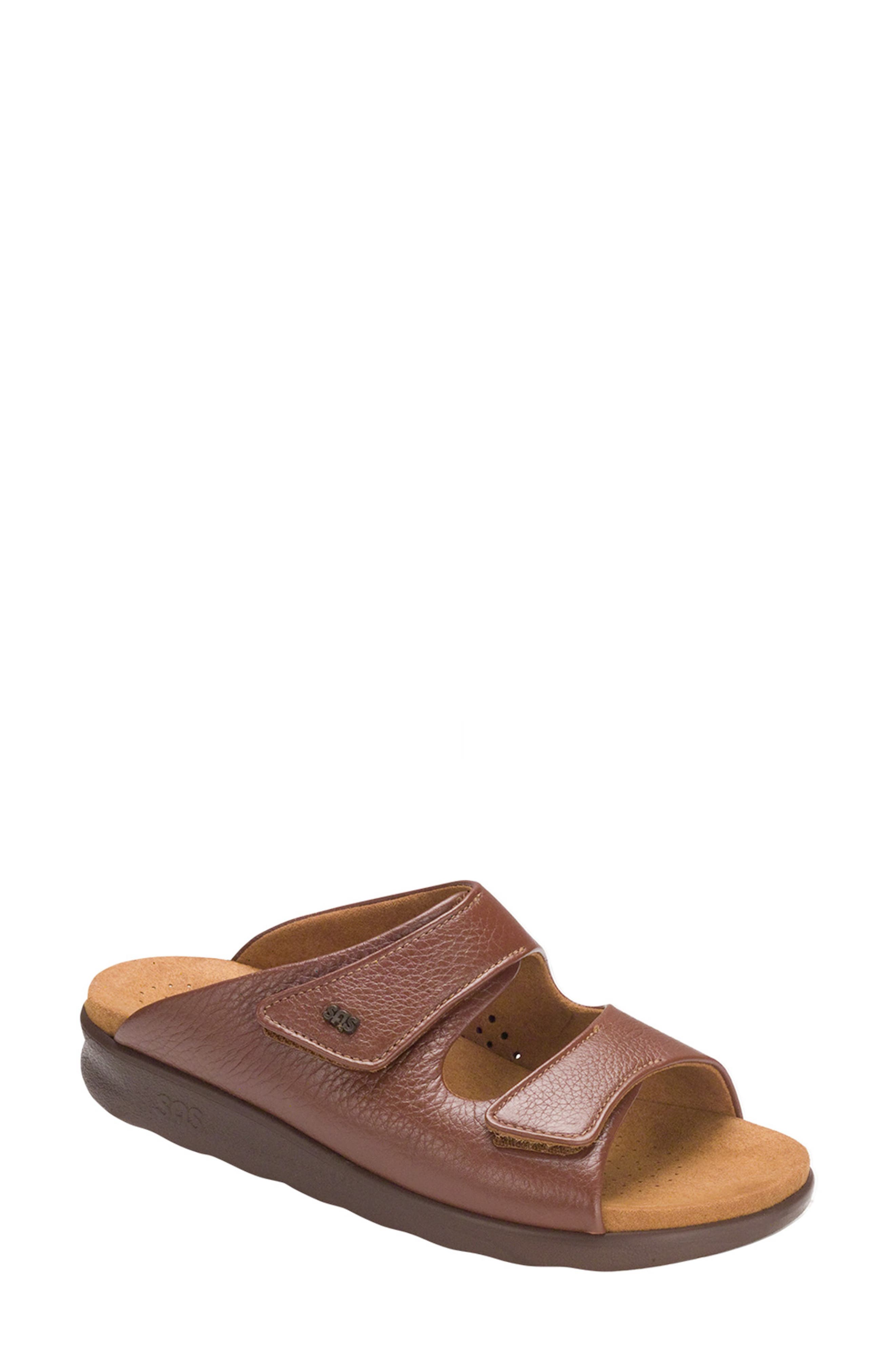 Sas Cozy Slide Sandal In Amber