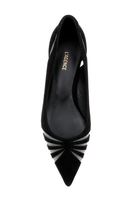 L AGENCE L'AGENCE EGLANTINE KITTEN HEEL PUMP
