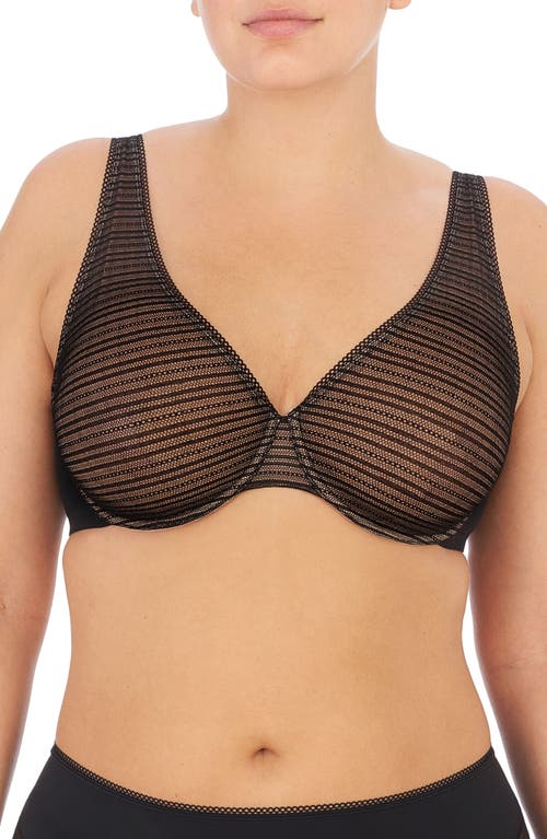 Natori Revive Unlined Underwire T-shirt Bra In Black/buff