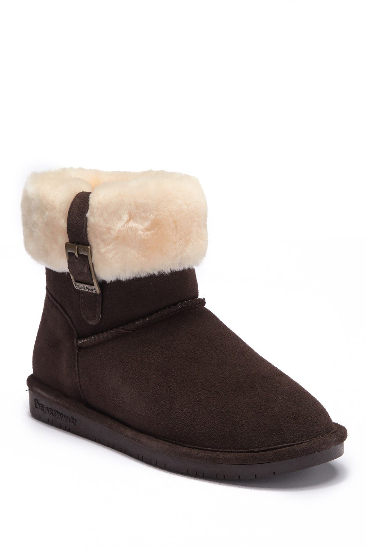 bearpaw abby genuine sheepskin lined boot
