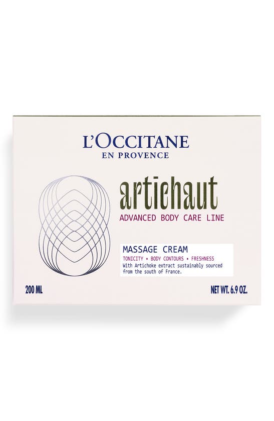 Shop L'occitane Artichaut Massage Cream, 6.9 oz In White