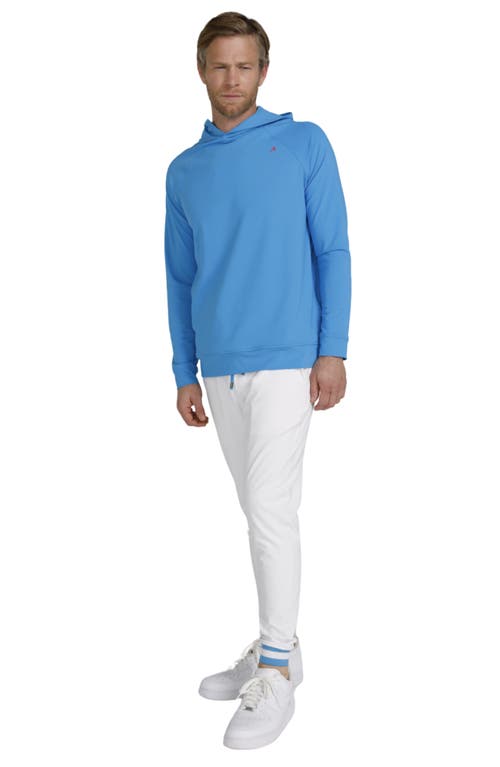 Shop Redvanly Larkin Golf Hoodie In Malibu Blue