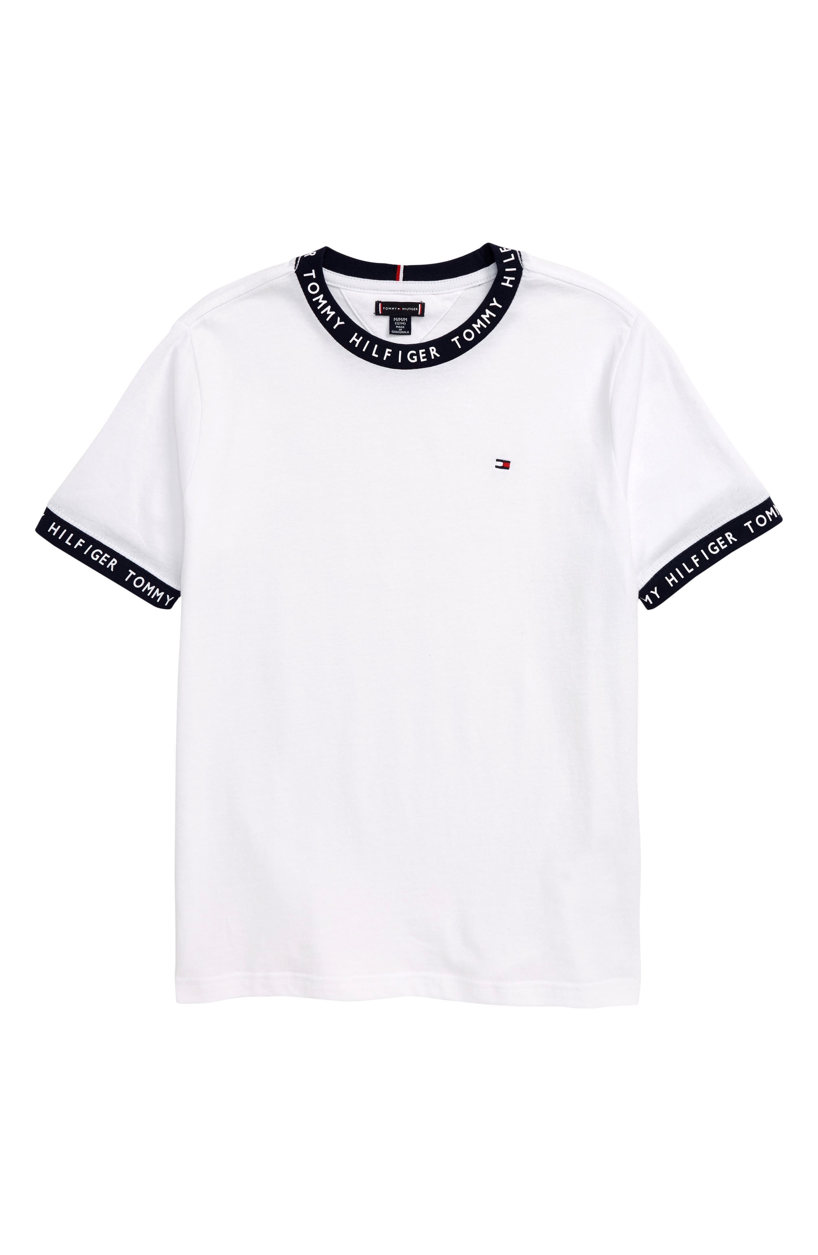 tommy hilfiger signature logo t shirt