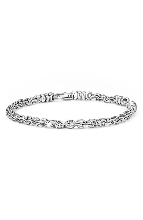 Lagos Anthem Double Link Chain Bracelet In Silver