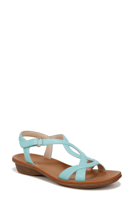 Shop Soul Naturalizer Solo Ankle Strap Sandal In Soft Teal Faux Leather
