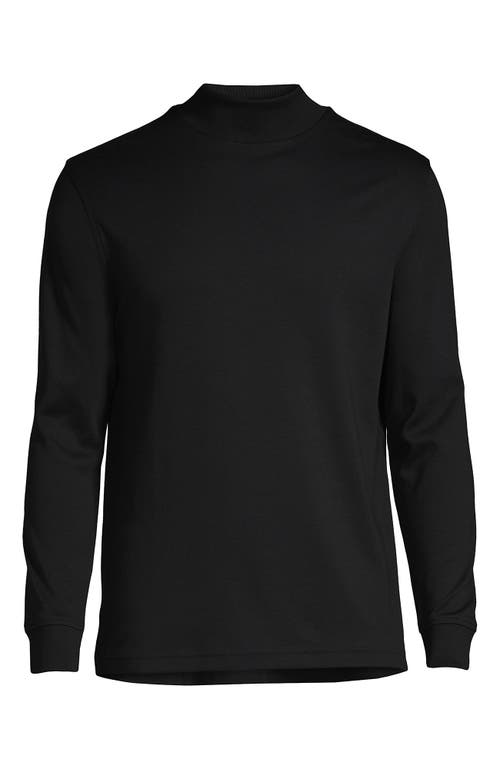 LANDS' END LANDS' END COTTON SUPIMA MOCK TURTLENECK 