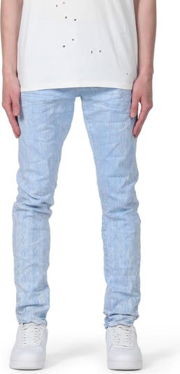 PURPLE BRAND Jacquard Skinny Jeans