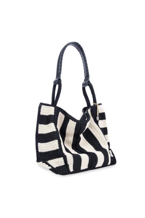 Shop The Sak Los Feliz Large Tote Bag In Black Stripe