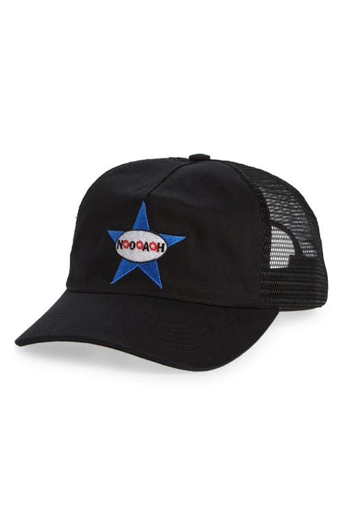 Always Got the Blues Snapback Trucker Hat in Black