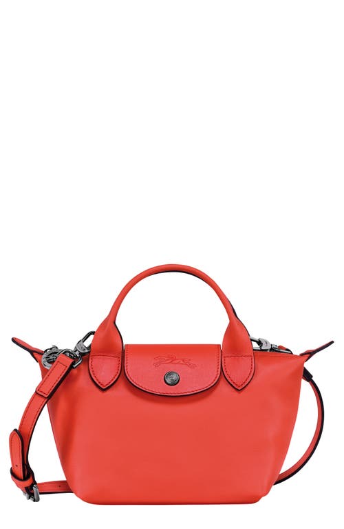 Longchamp Extra Small Le Pliage Xtra Leather Crossbody Bag in at Nordstrom