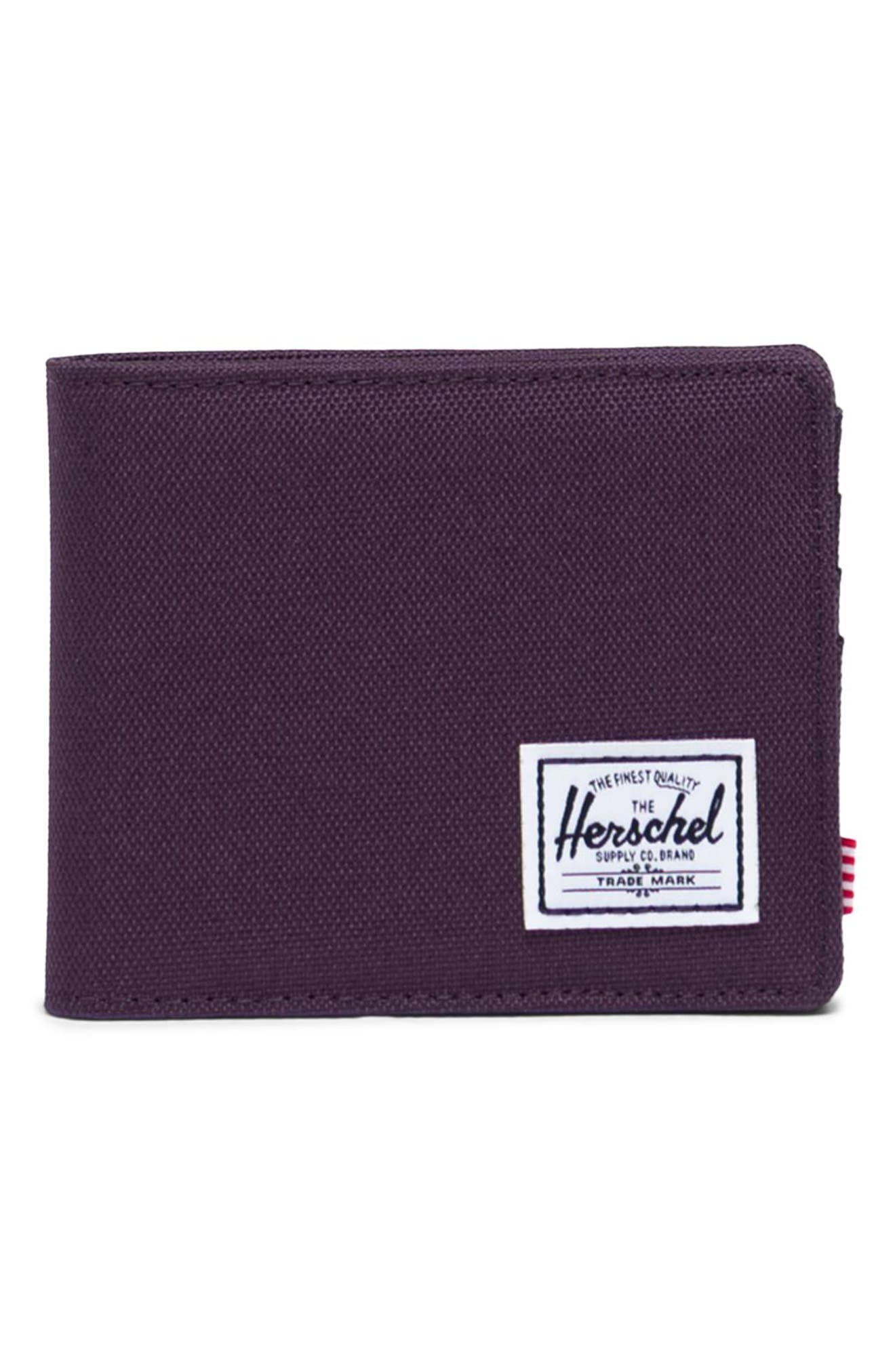 Herschel Supply Co Roy Rfid Wallet In Bkberry Wn