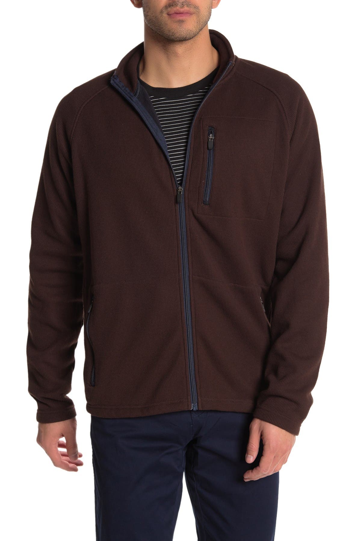 waffle fleece jacket