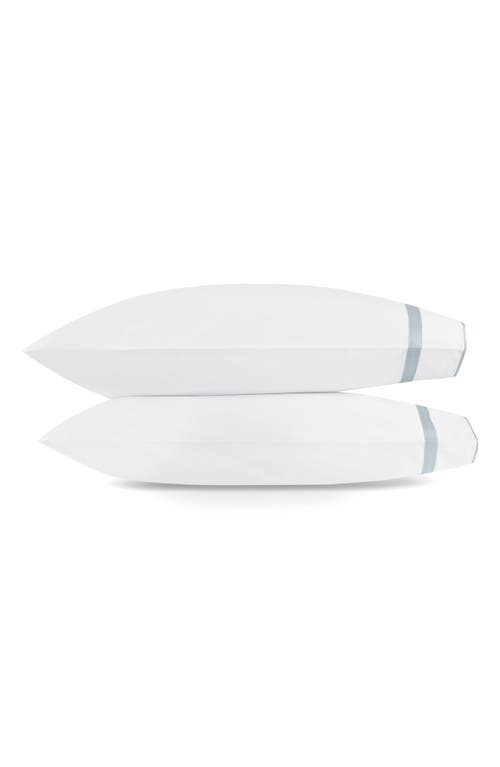 Matouk Louise Set of 2 Pillowcases in Pool at Nordstrom, Size King