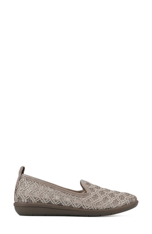Shop Cliffs By White Mountain Twisty Flat In Light Taupe/fabric