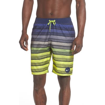 Nike Stripe Volley Shorts, Yellow