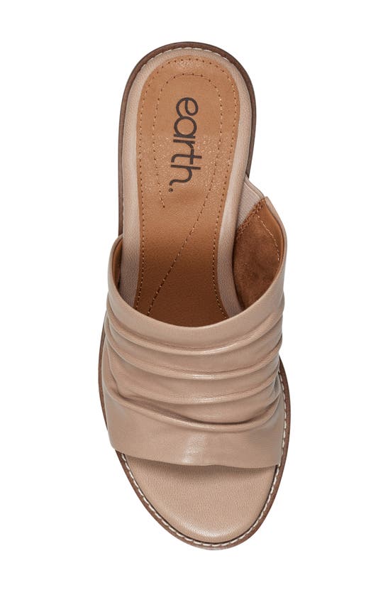Shop Earth ® Adara Slide Sandal In Light Natural