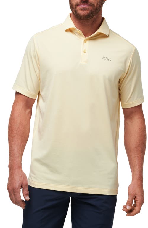 Travismathew Heater Pro Performance Golf Polo In French Vanilla