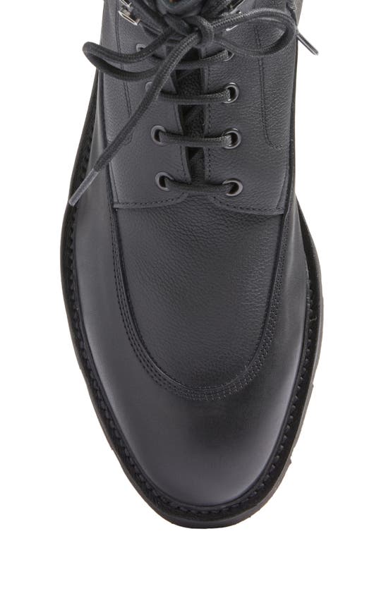 Shop John Lobb Peak Longwing Lugged Ankle Boot In Black