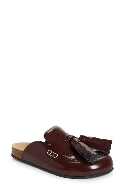 Jw Anderson Tassel Mule In Brown