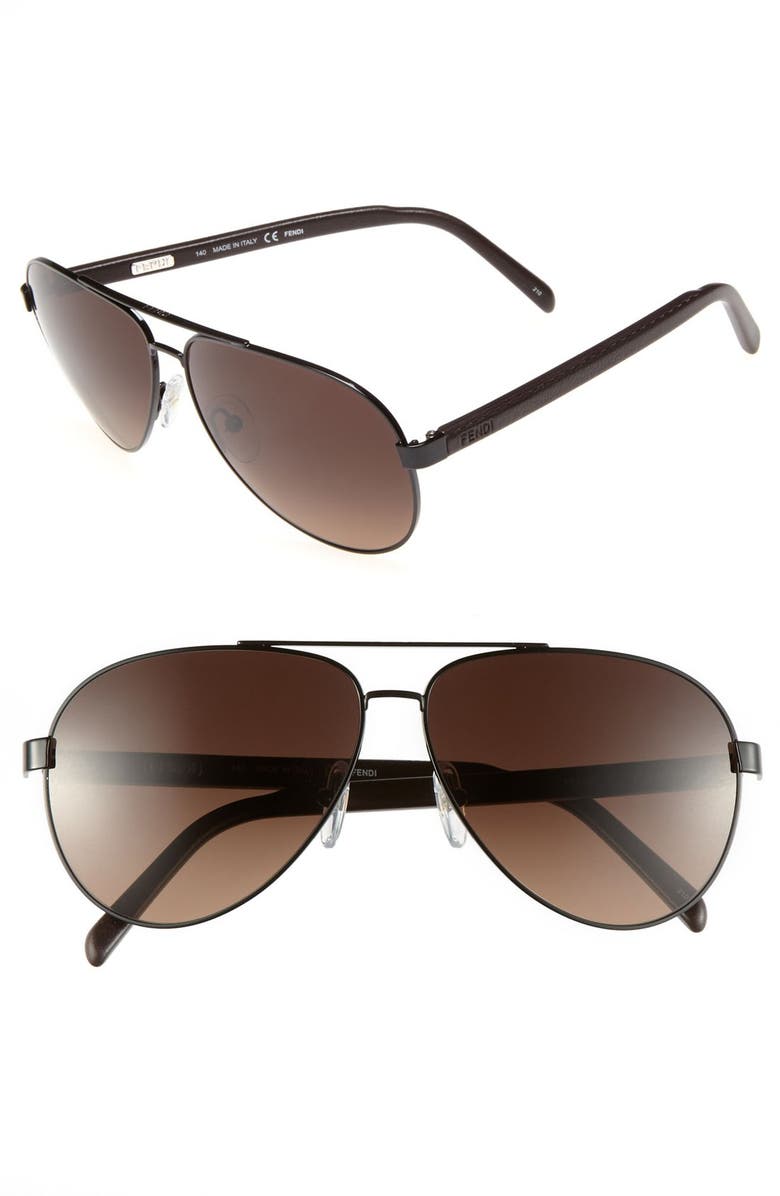 Fendi Metal Aviator Sunglasses | Nordstrom