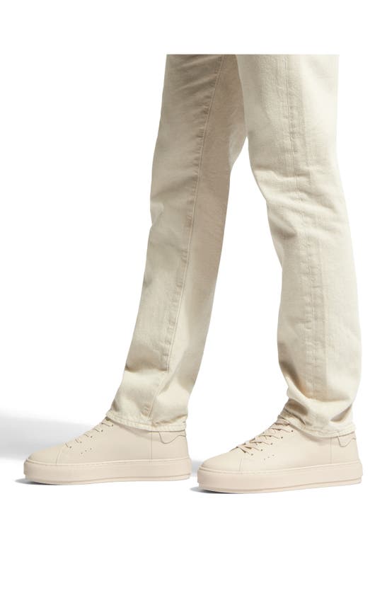 Kurt Geiger Leather Laney Sneakers In Natural