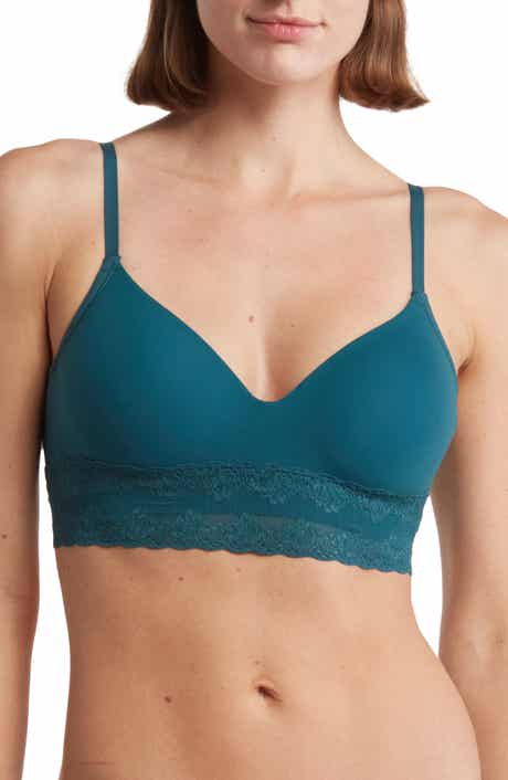 LUCKY BRAND Laser Lounge Bralettes Set 2 Wireless With Removable Pads New