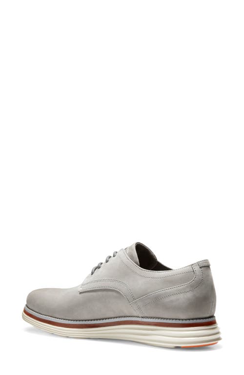 Cole Haan Originalgrand Cloudfeel Oxford In Quiet Shade Nubuck/ivory