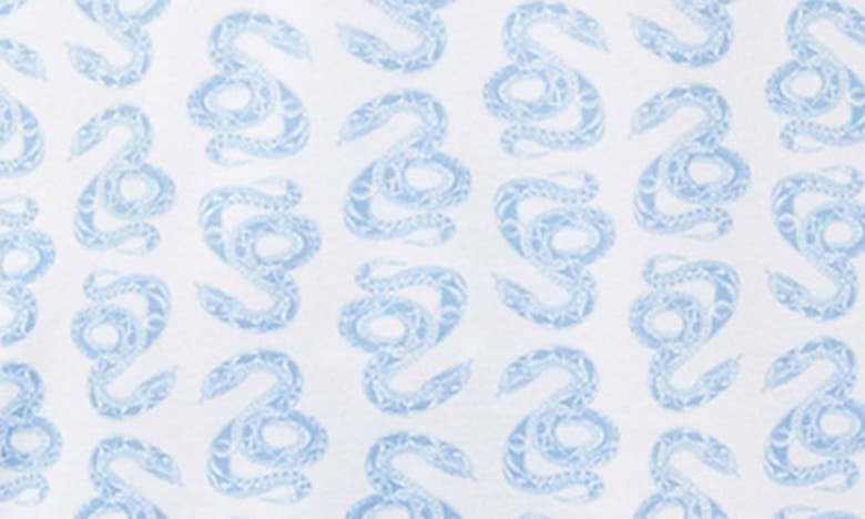 Construct Snake Golf Polo Shirt In Blue