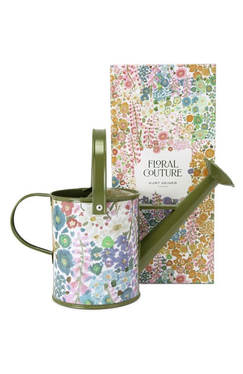 Kurt Geiger London X Floral Couture Watering Can In Green Floral Multi
