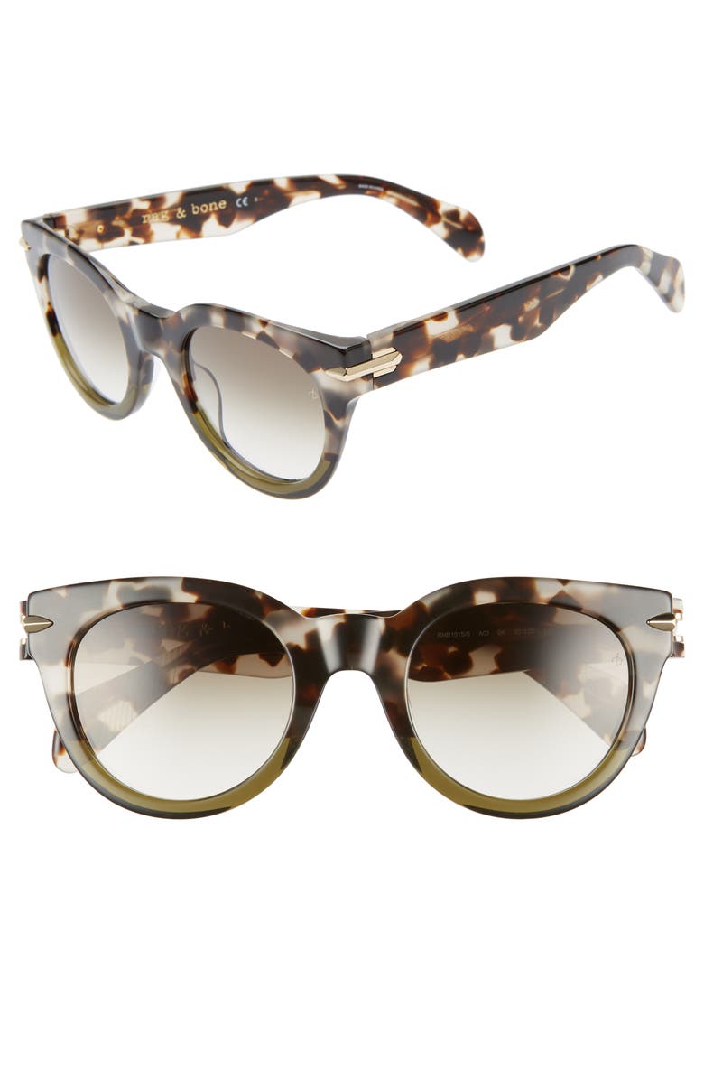 rag & bone Core 50mm Cat Eye Sunglasses | Nordstrom