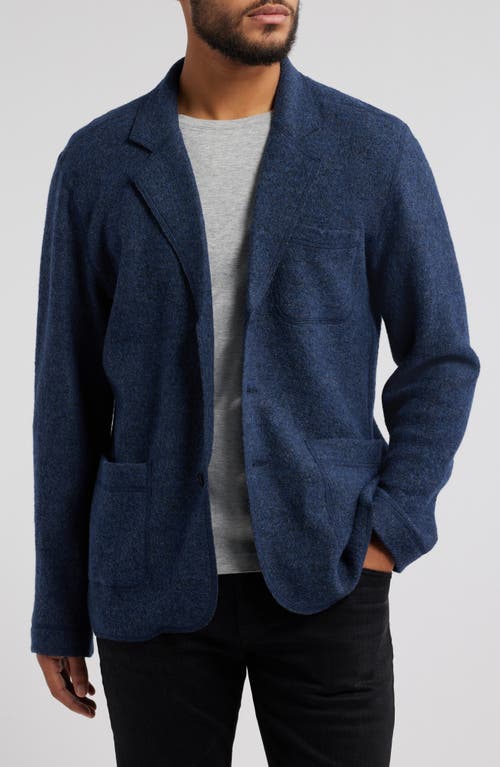 Rails Pierre Wool Blend Blazer in Blue Melange 