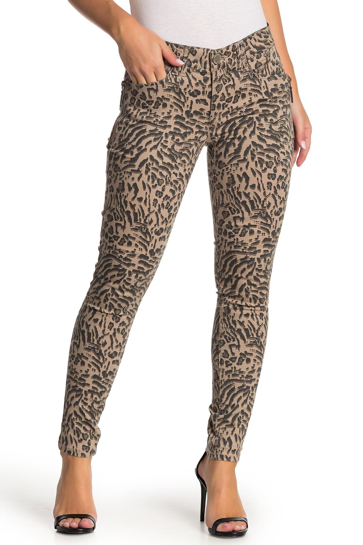 leopard print jeggings