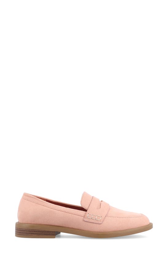 Shop Journee Collection Raichel Penny Loafer In Peach
