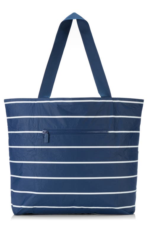 Shop Aloha Collection Water Resistant Tyvek® Tote In White/navy