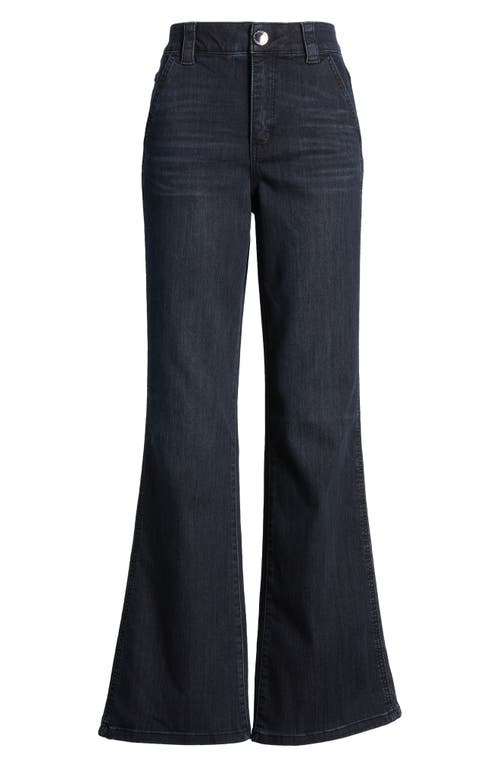 Wit & Wisdom 'ab'solution Skyrise Flare Jeans In Dark Indigo Artisanal