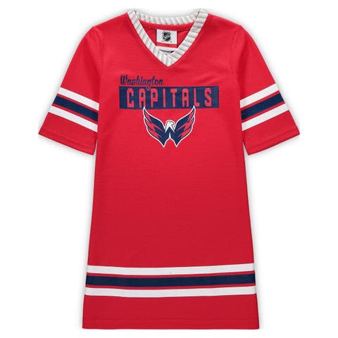 Girls Preschool Navy New England Patriots All Hearts Jersey Long Sleeve  Dress