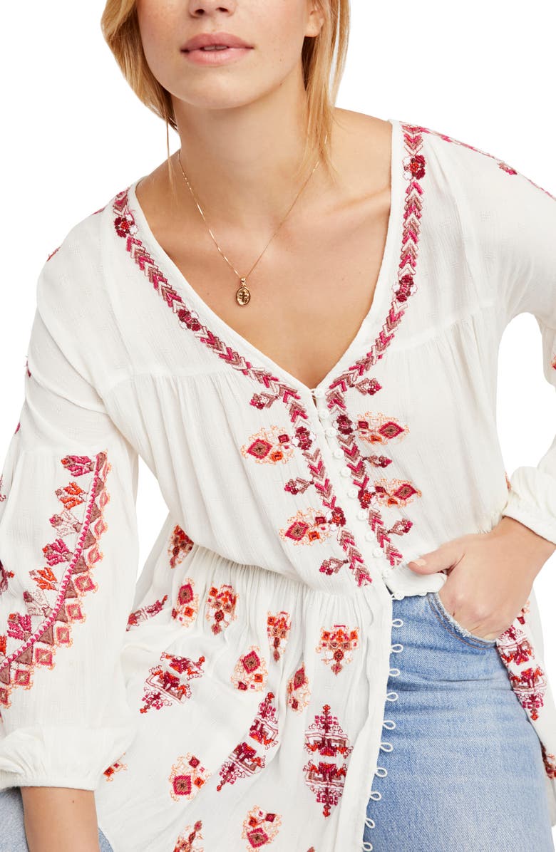 FREE PEOPLE Arianna Tunic, Alternate, color, IVORY
